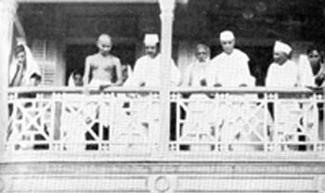 Gandhi in Mani Bhavan